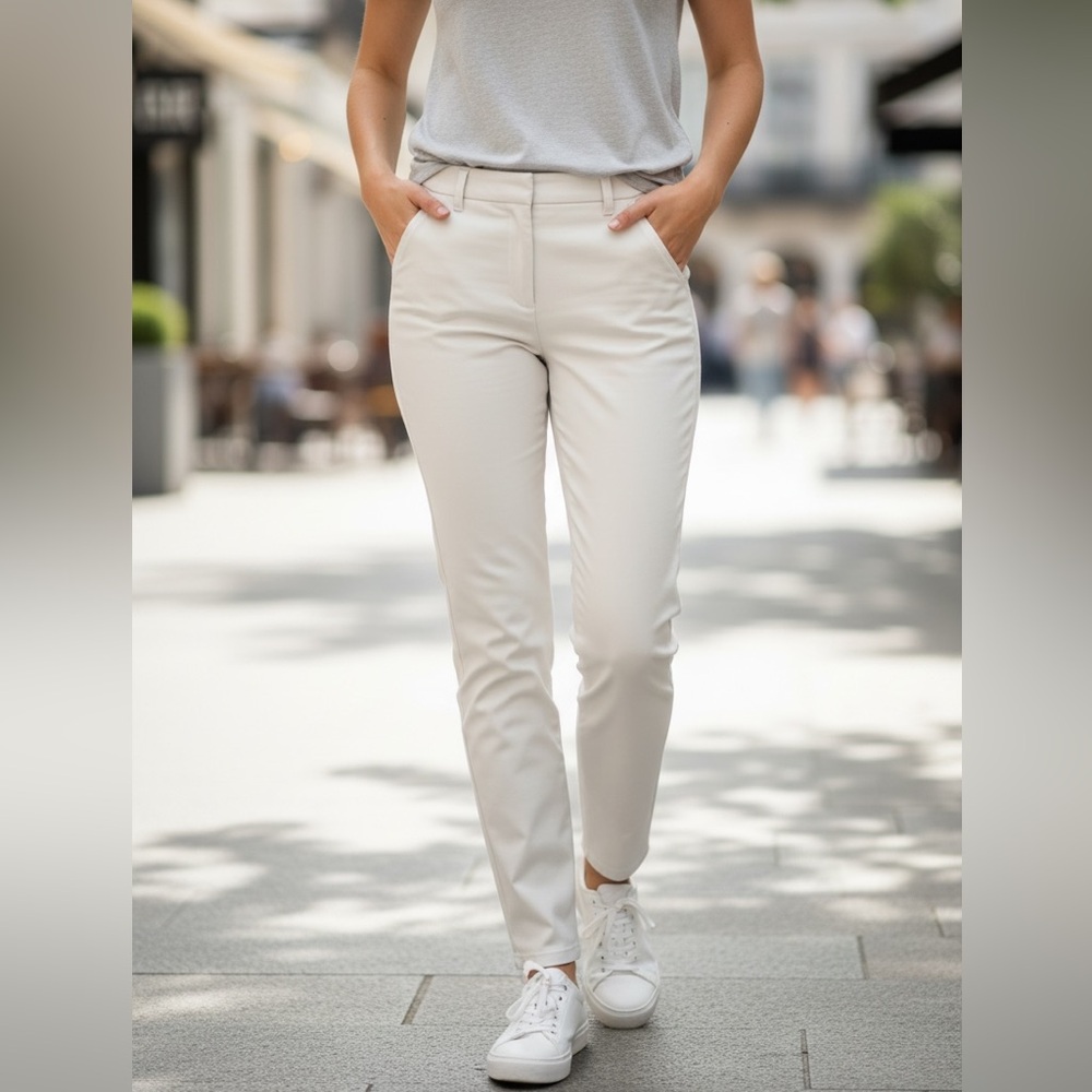 H&M Cream Ankle Pants